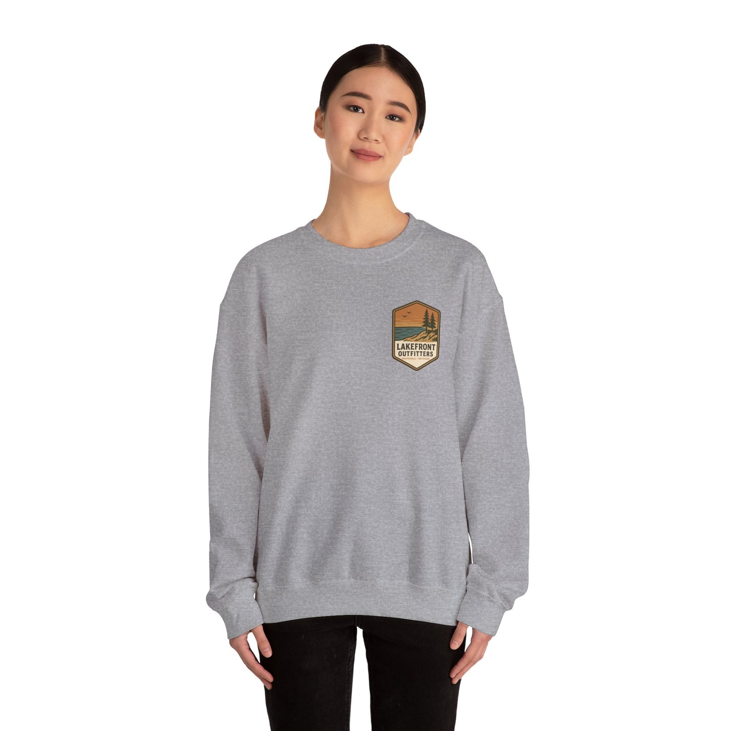 Lakefront Outfitters Signature Badge Crewneck
