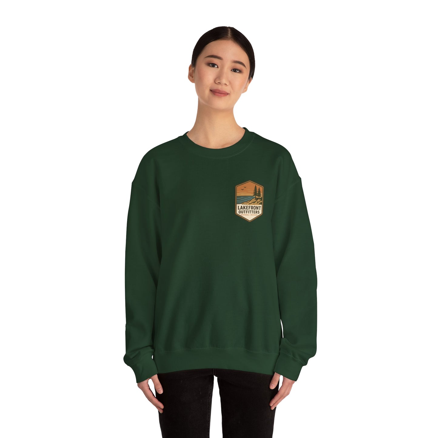 Lakefront Outfitters Signature Badge Crewneck