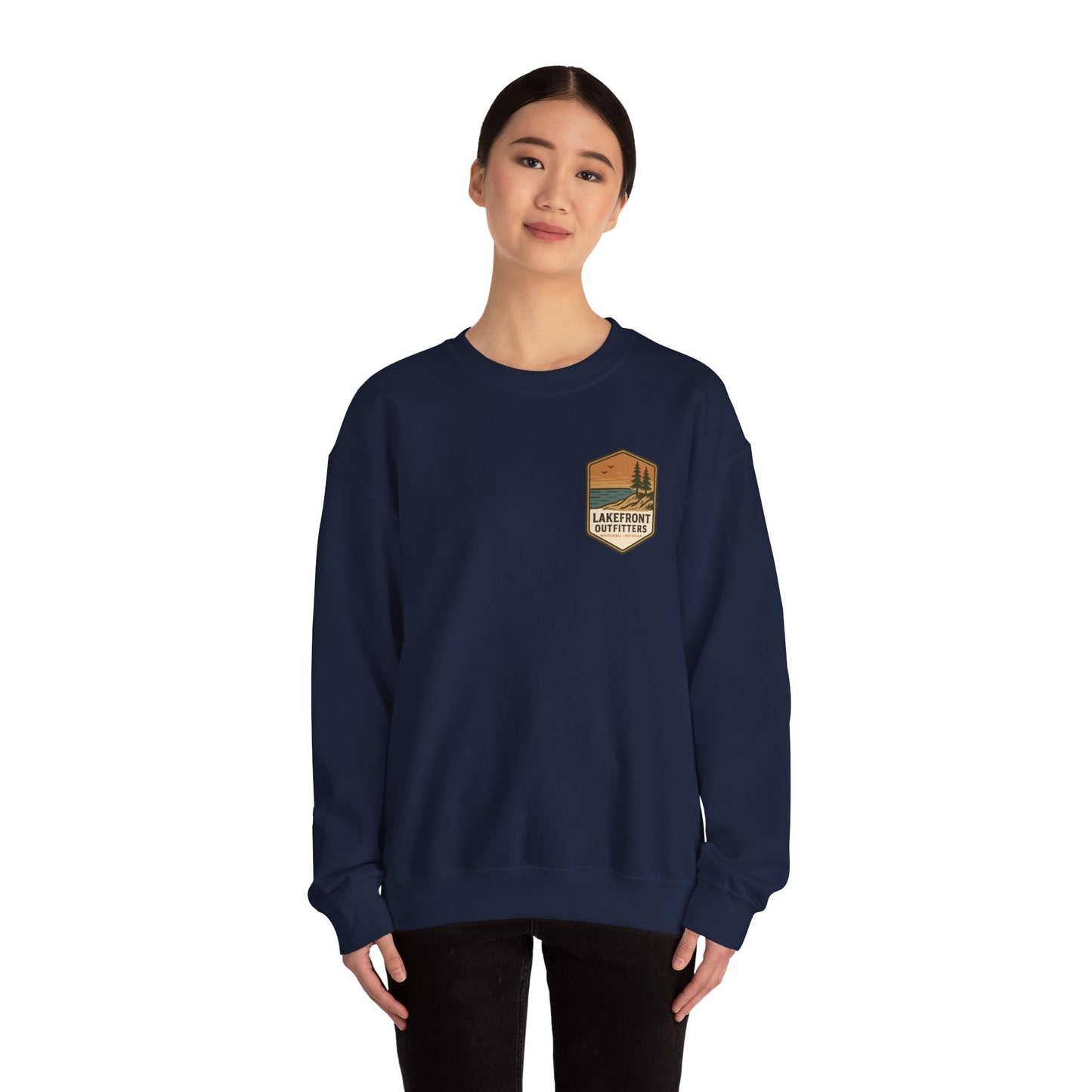 Lakefront Outfitters Signature Badge Crewneck