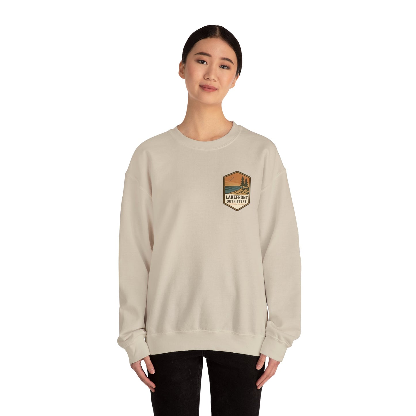 Lakefront Outfitters Signature Badge Crewneck
