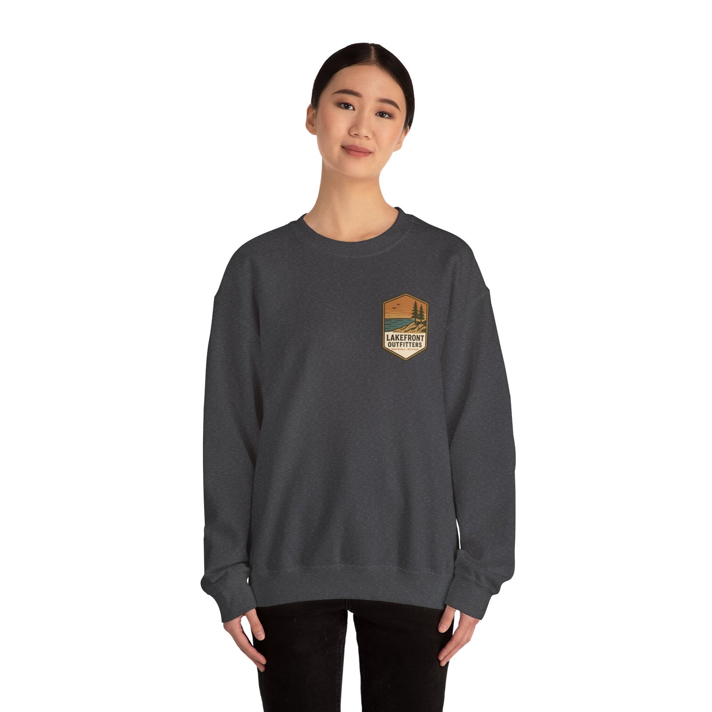 Lakefront Outfitters Signature Badge Crewneck